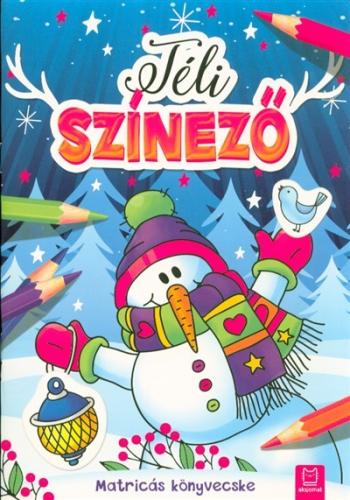 Téli színező /Matricás könyvecske §K 1.Kép