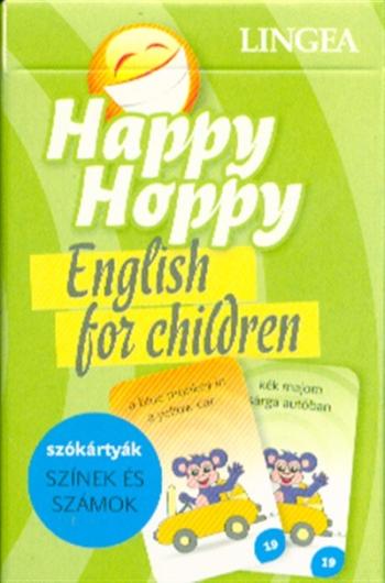 Happy Hoppy szókártyák - Színek és számok /English for Children 1.Kép