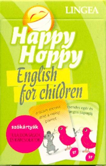 Happy Hoppy szókártyák - Tulajdonságok és kapcsolatok /English for Children 1.Kép