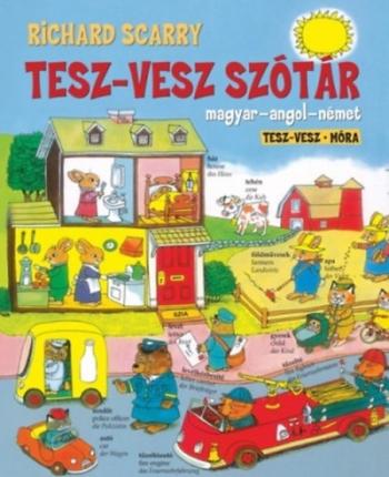 Tesz-Vesz szótár /Magyar-angol-német 1.Kép