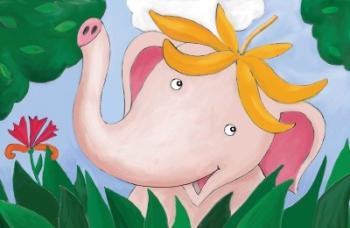 Az elefánt reggelije /Diafilm 1.Kép