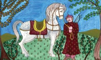 A fehér ló mondája /Diafilm 1.Kép