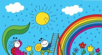 Bogyó és Babóca 1. - A szivárvány /Diafilm 1.Kép