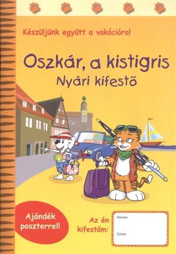 Oszkár, a kistigris - Nyári kifestő /Készüljük együtt a vakációra! 1.Kép