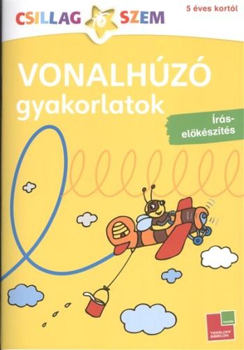 Vonalhúzó gyakorlatok: Írás előkészítés - sárga /Csillagszem 1.Kép