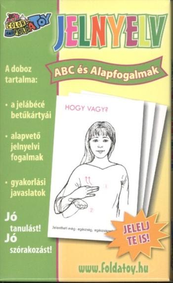 Jelnyelv - Abc és alapfogalmak /Oktató kártyasorozat 1.Kép