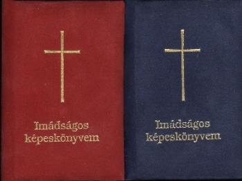 Imádságos képeskönyvem /Velúr (kék, bordó) 1.Kép