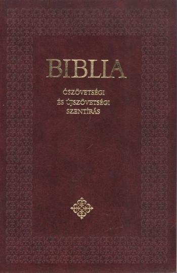 Biblia - Ószövetségi és Újszövetségi Szentírás - Kicsi /Keménytáblás - bordó, fekete (katolikus fordítás) 1.Kép