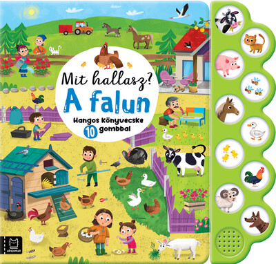 Mit hallasz? - A falun - Hangos könyvecske 10 gombbal