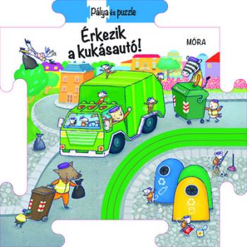 Puzzle és pálya - Érkezik a kukásautó 1.Kép