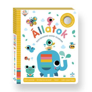 Állatok - Interaktív képeskönyv az érzékek fejlesztésére - Kicsik képes könyvtára 1.Kép