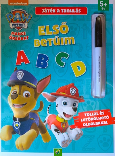 Mancs őrjárat: Első betűim - Tollal és letörölhető oldalakkal