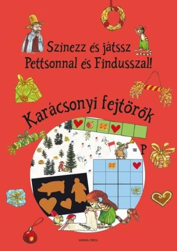 Színezz és játssz Pettsonnal és Findusszal! - Karácsonyi fejtörők §K 1.Kép