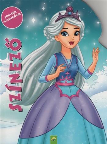 Színező - Hercegnő - Sok-sok matricával 1.Kép