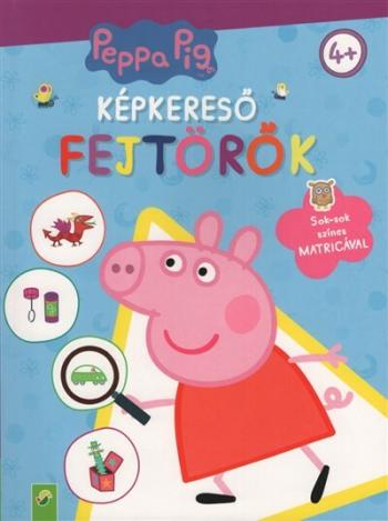 Peppa Malac: Képkereső fejtörők - Sok-sok színes matricával 1.Kép