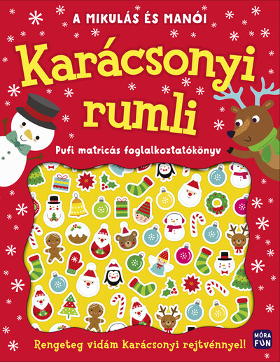 A Mikulás és manói - Karácsonyi rumli - Pufi matricás foglalkoztatókönyv §K