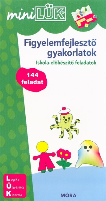 Figyelemfejlesztő gyakorlatok - Iskola-előkészítő feladatok 144 feladat - miniLÜK 1.Kép