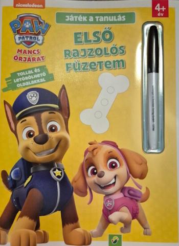 Mancs őrjárat: Első rajzolós füzetem - Tollal és letörölhető oldalakkal Kép