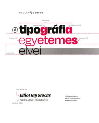 A tipográfia egyetemes elvei - 100 kulcsfogalom betűk kiválasztásához és használatához Kép