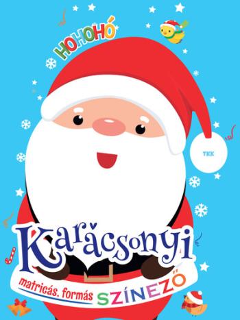 Karácsonyi matricás színező Kép