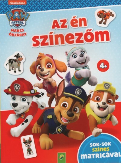 Mancs Őrjárat: Az én színezőm - Sok-sok színes matricával (kék)