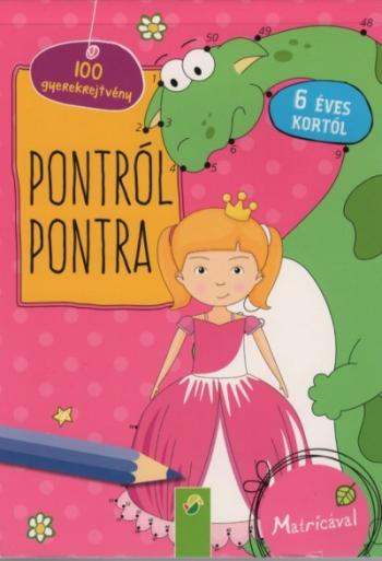 Pontról pontra - 100 gyerekrejtvény 6 éves kortól (királylányos) Kép