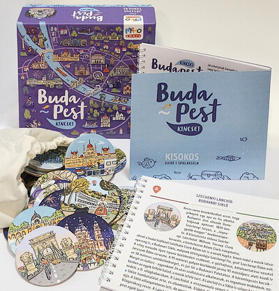 Budapest kincsei - Ismeretterjesztő zsebkönyv + műemlékpárosító memória