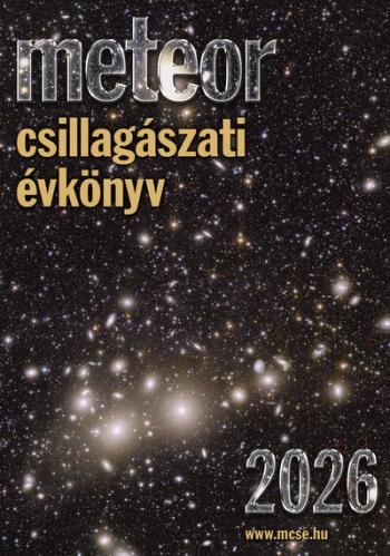 Meteor csillagászati évkönyv 2026 Kép