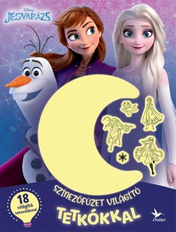 Színezőfüzet világító tetkókkal - Jégvarázs Kép