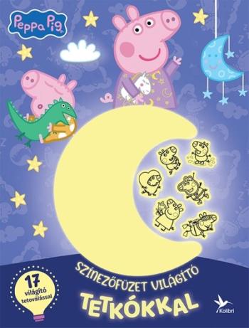 Színezőfüzet világító tetkókkal - Peppa malac Kép