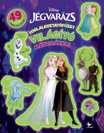Foglalkoztatófüzet világító matricákkal - Jégvarázs Kép