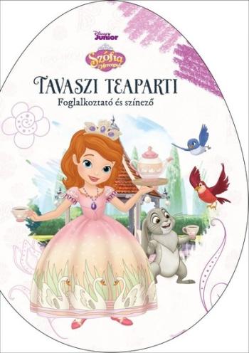 Tavaszi teaparti - Disney Junior (tojás alakú színező) §H Kép