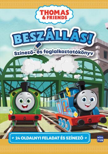 Thomas + Friends: Beszállás! Színező- és foglalkoztatókönyv  Kép