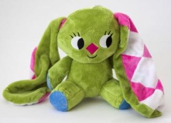 Kockásfülű nyúl /23cm ülő Kép