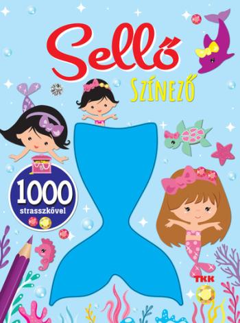 Sellő színező - 1000 strasszkő Kép