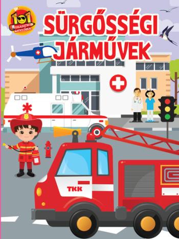 Sürgősségi járművek - Foglalkoztató matricákkal Kép
