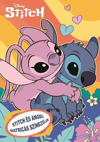 Stitch és Angel matricás színezője Kép