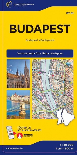 Budapest térkép 2026 - Keményborítós (új kiadás) Kép