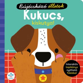 Bújocskázó állatok: Kukucs, kiskutya! - Interaktív tapikönyv nyitható fülekkel Kép