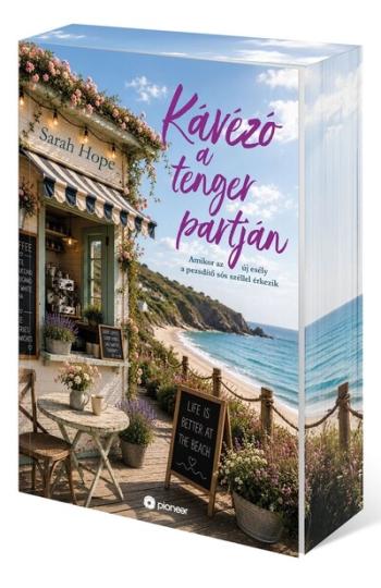 Kávézó a tenger partján (éldekorált) Kép