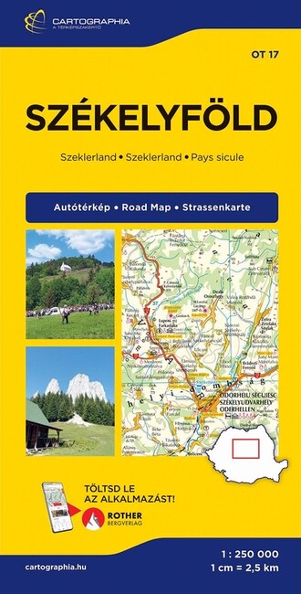 Székelyföld térkép (1:250 000)(új kiadás) Kép