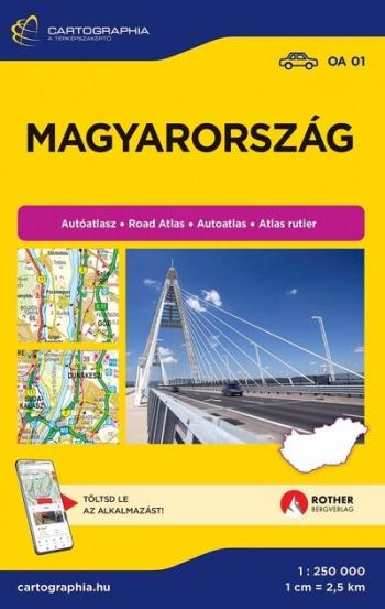 Magyarország autóatlasz 1:250 000 (új kiadás) Kép