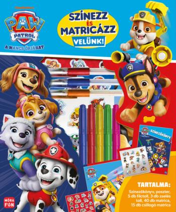 Mancs Őrjárat - Színezz és matricázz velünk! Kép