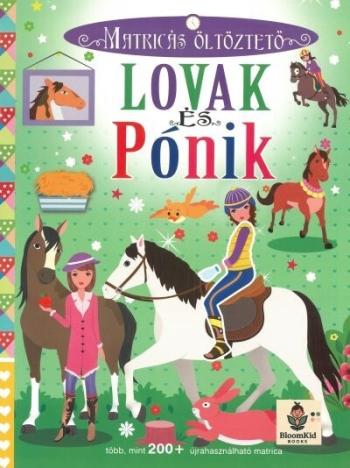 Lovak és Pónik - Matricás öltöztető Kép