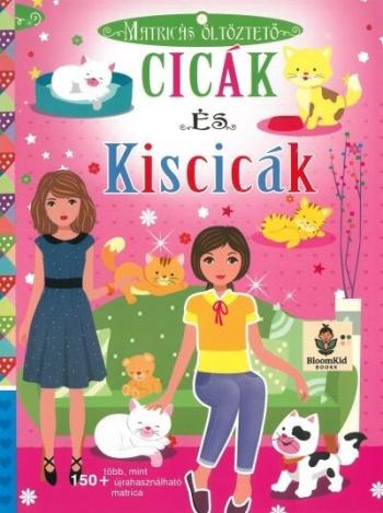 Cicák és Kiscicák - Matricás öltöztető Kép