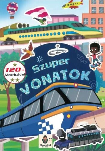 Szuper vonatok 120 matricával Kép