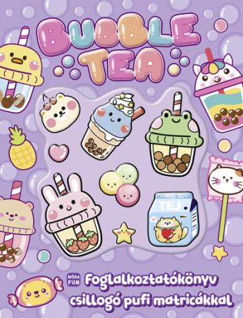 Bubble tea - Foglalkoztatókönyv csillogó pufi matricákkal Kép