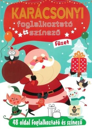 Karácsonyi foglalkoztató és színező füzet §K Kép
