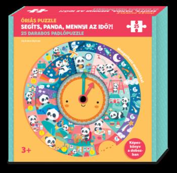 Segíts, Panda, mennyi az idő?! - Óriás puzzle Kép