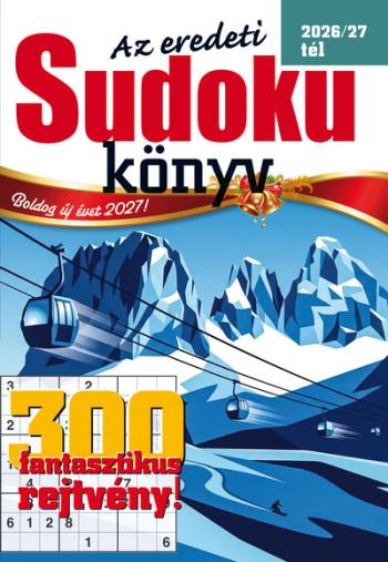 Az eredeti SUDOKU KÖNYV 2026/27 tél Kép